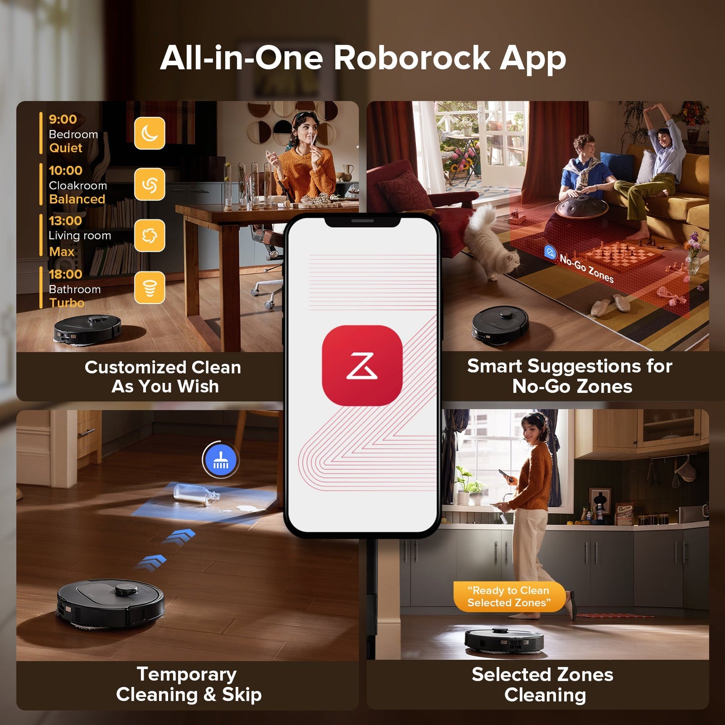 Roborock QV 35S Robot Vacuum with Multifunctional Dock-Upgraded from Qrevo S