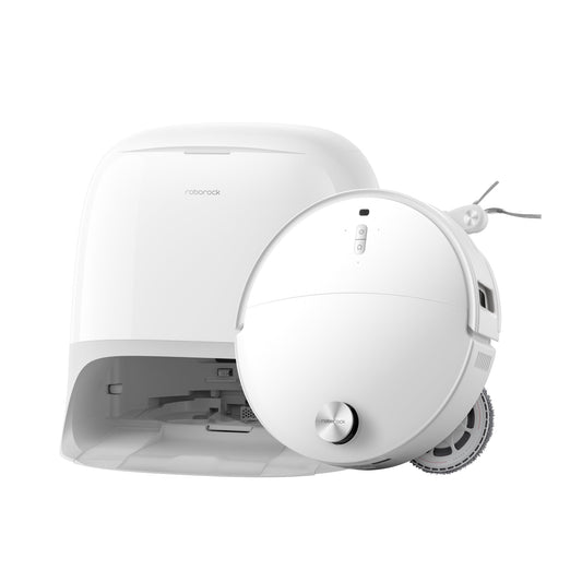 Roborock Qrevo Curv 2 Pro Robot Vacuum & Mop, 25,000 Pa Suction, Zero-Tangle, 100°C Hot Water Wash, Self-Cleaning, Smart Obstacle Avoidance, Auto Drying, Carpet Sensing for Pet Hair