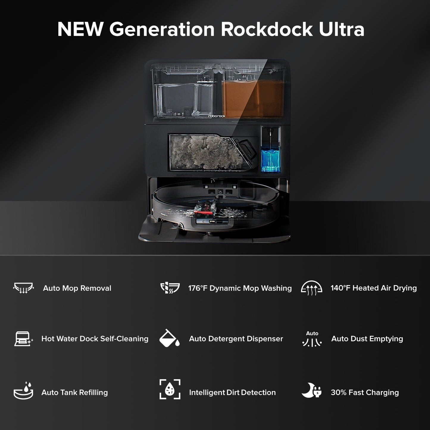 Roborock Saros 10 Robot Vacuum with Dual Anti-tangle System-Upgraded from S8 MaxV Ultra